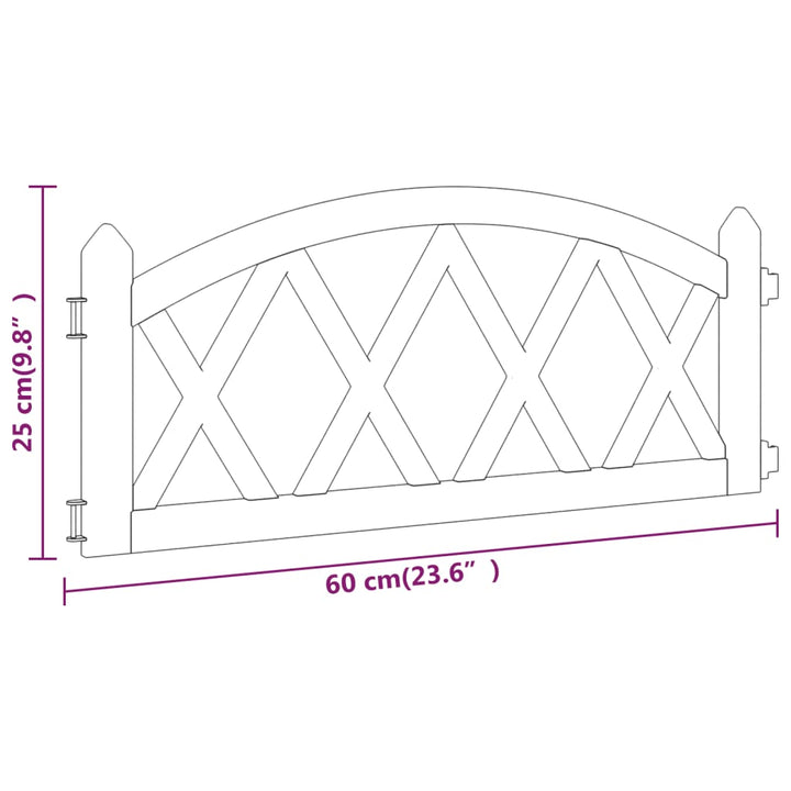 Borduri De Gazon, 17 Buc., , 10 M, Pp