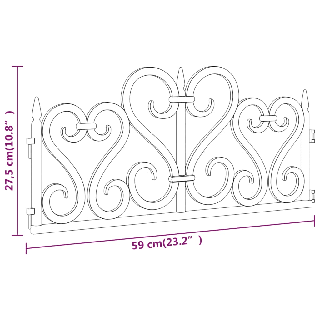 Borduri De Gazon, 17 Buc., , 10 M, Pp