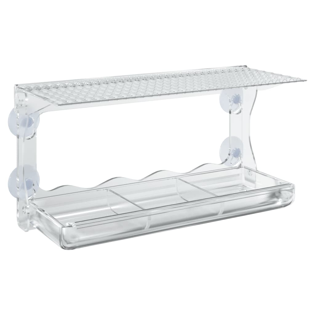 Hrănitoare Păsări Pentru Fereastră 2 Buc. 30X12X15 Cm Acril