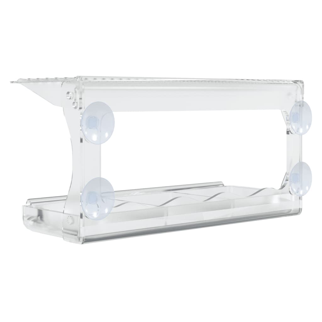 Hrănitoare Păsări Pentru Fereastră 2 Buc. 30X12X15 Cm Acril