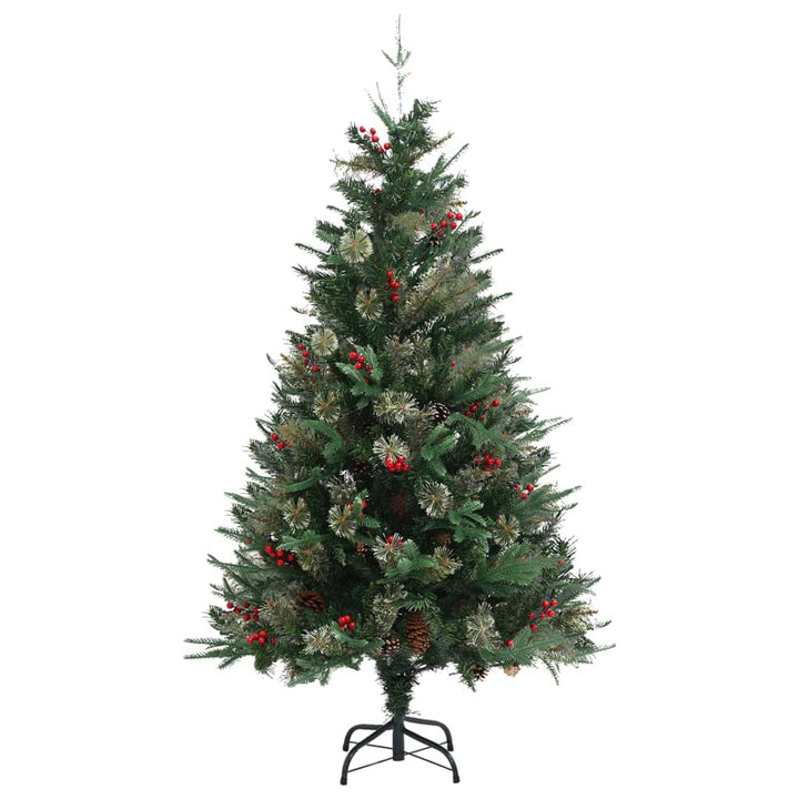 Brad De Crăciun Cu Conuri De Pin, Verde, 150 Cm, Pvc&Pe