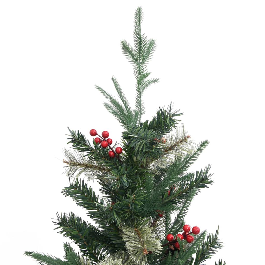 Brad De Crăciun Cu Conuri De Pin, Verde, 150 Cm, Pvc&Pe