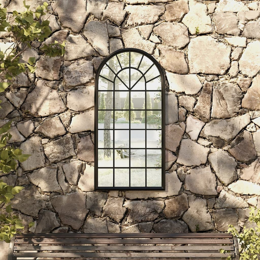 Oglindă De Grădină, , 90X45 Cm, Fier, Pentru Uz Exterior