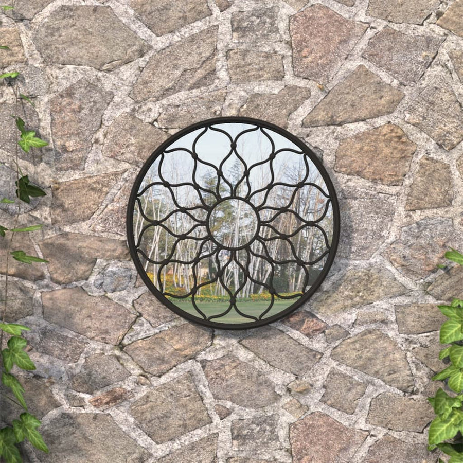 Oglindă De Grădină Rotundă, , , Fier, Uz Exterior