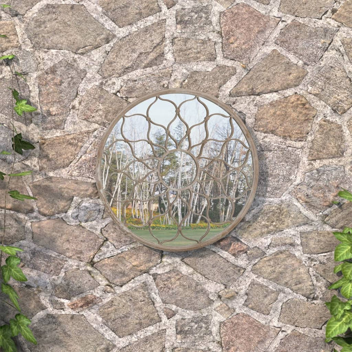 Oglindă De Grădină Rotundă, , , Fier, Uz Exterior