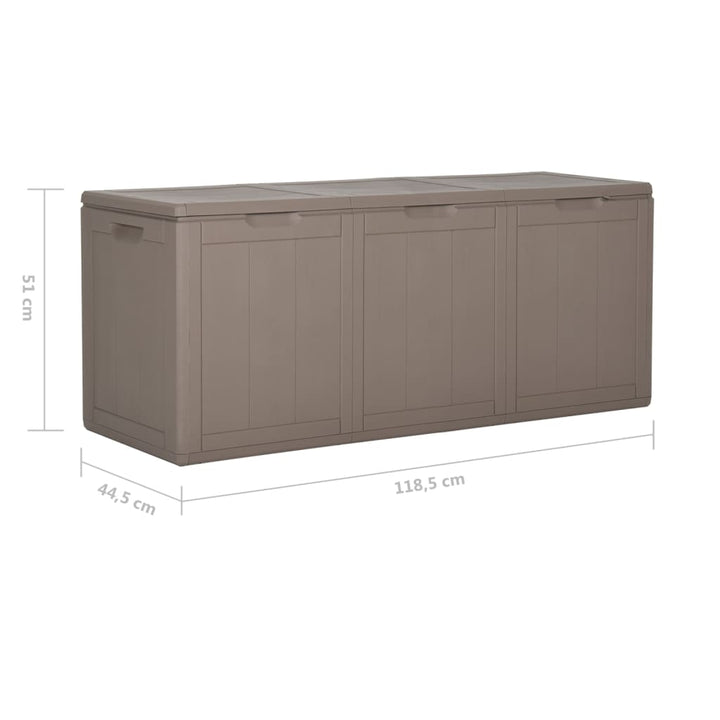 Cutie De Depozitare Pentru Grădină, , 270L, Pp Ratan