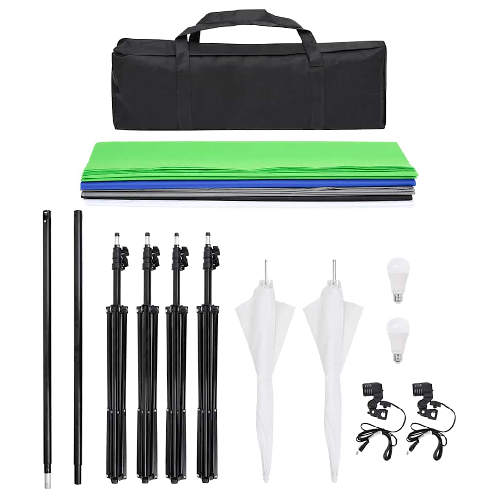 Kit Lumini Studio Foto, Fundaluri Şi Umbrele