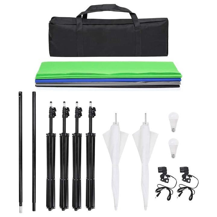 Kit Lumini Studio Foto, Fundaluri Şi Umbrele