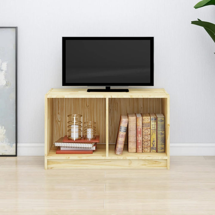 Comodă Tv, , 70X33X42 Cm, Lemn Masiv De Pin