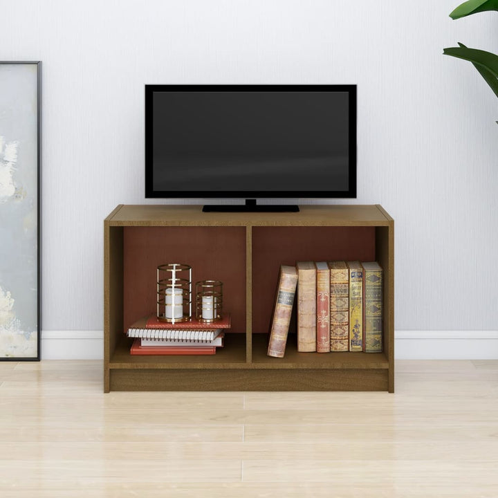 Comodă Tv, , 70X33X42 Cm, Lemn Masiv De Pin
