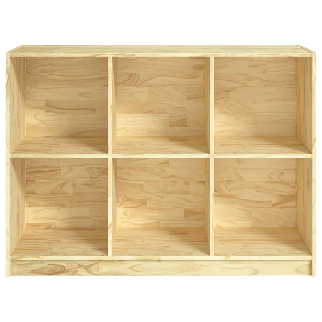 Bibliotecă, 104X33X76 Cm, Lemn Masiv De Pin