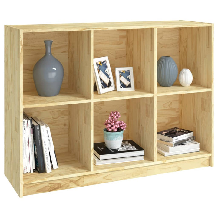 Bibliotecă, 104X33X76 Cm, Lemn Masiv De Pin