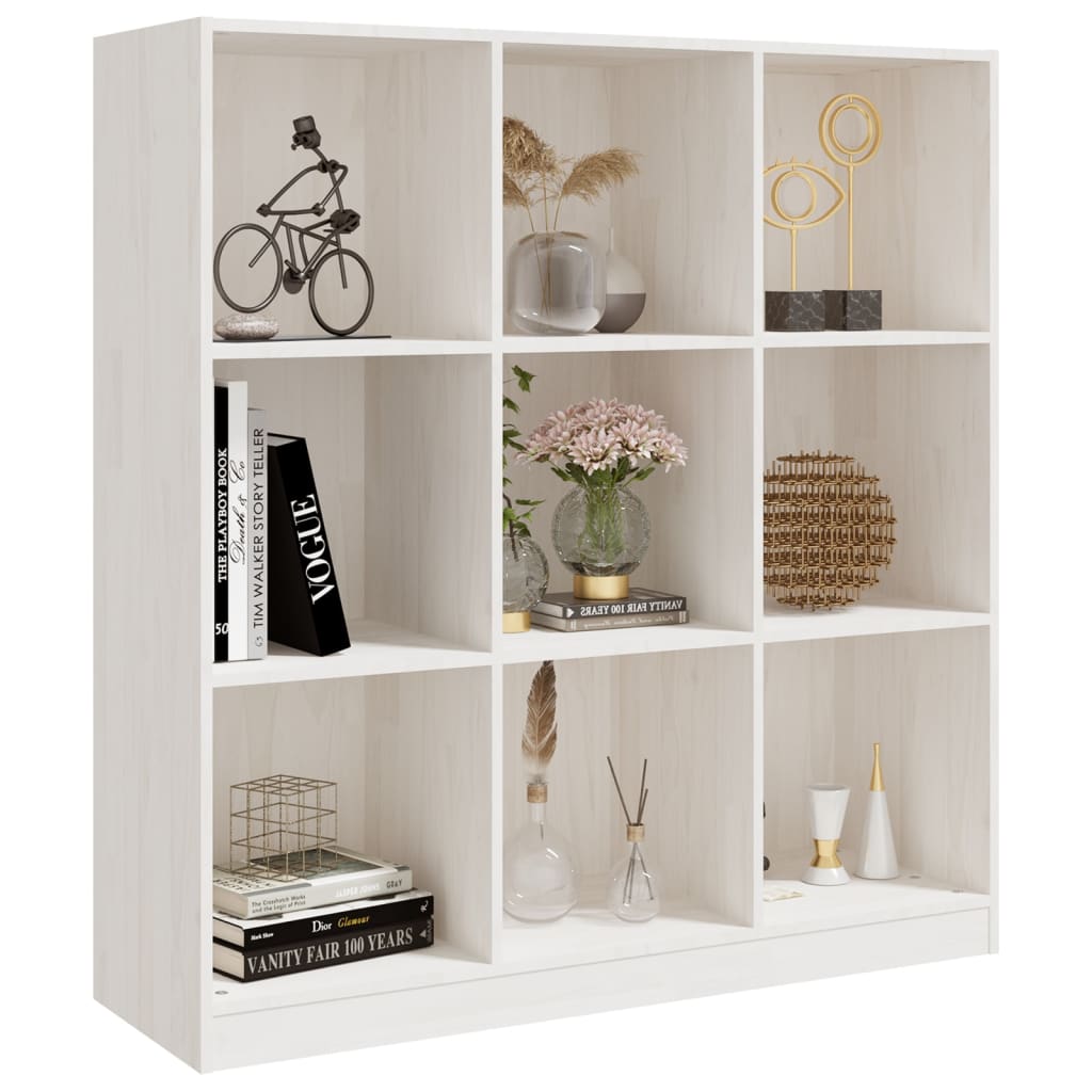 Bibliotecă/Separator Cameră 104X33,5X110 Cm Lemn Masiv Pin