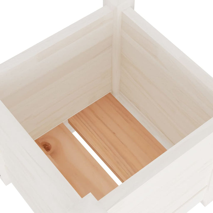 Jardiniere De Grădină, 2 Buc., , 31X31X31 Cm, Lemn Masiv Pin