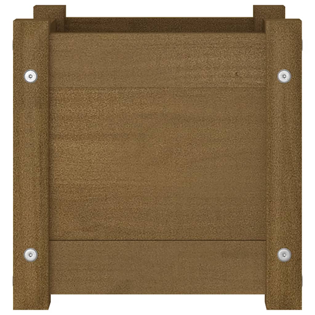 Jardiniere De Grădină, 2 Buc, , 31X31X31 Cm, Lemn Pin