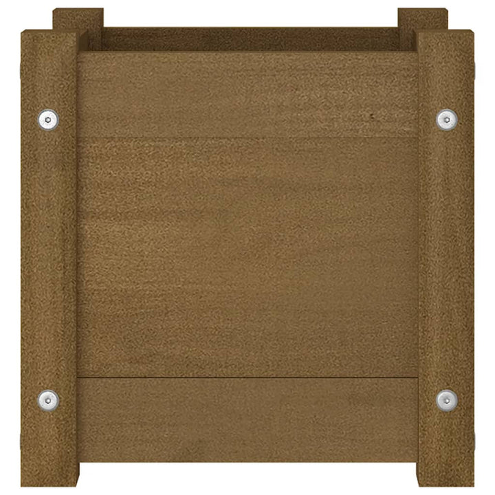 Jardiniere De Grădină, 2 Buc, , 31X31X31 Cm, Lemn Pin