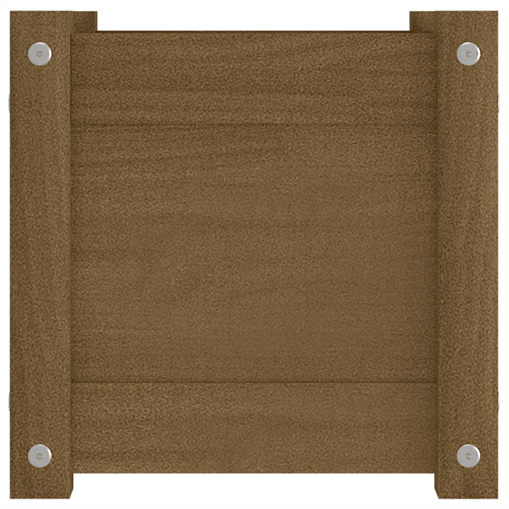 Jardiniere De Grădină, 2 Buc, , 31X31X31 Cm, Lemn Pin