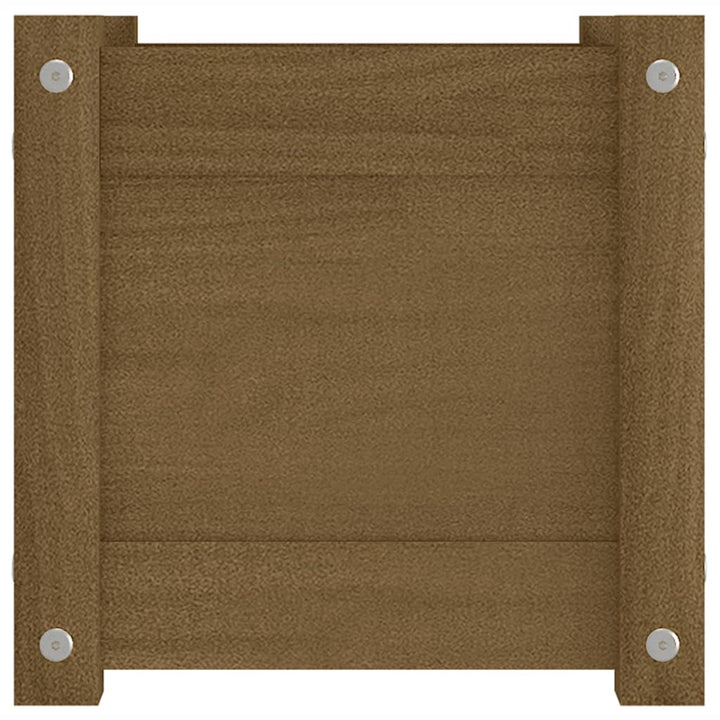 Jardiniere De Grădină, 2 Buc, , 31X31X31 Cm, Lemn Pin