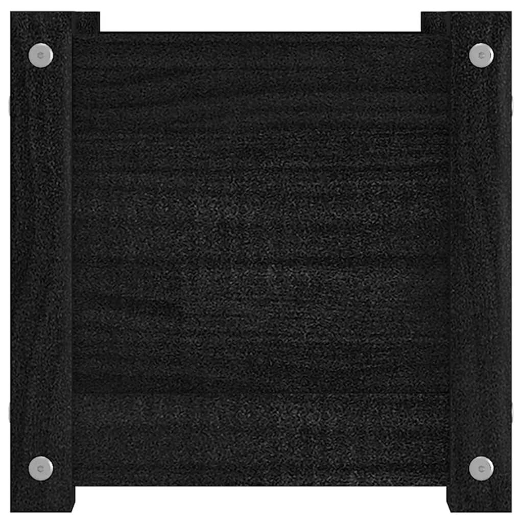 Jardiniere Grădină, 2 Buc., , 31X31X31 Cm, Lemn Masiv Pin