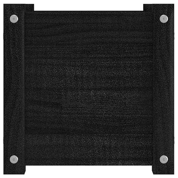 Jardiniere Grădină, 2 Buc., , 31X31X31 Cm, Lemn Masiv Pin