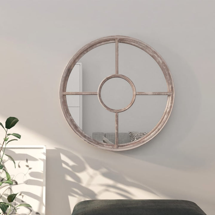 Oglindă Rotundă,,,Fier,Pentru Utilizare În Interior