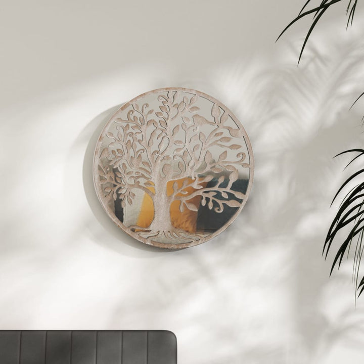 Oglindă Rotundă,,60X2,5 Cm,Fier, Utilizare În Interior