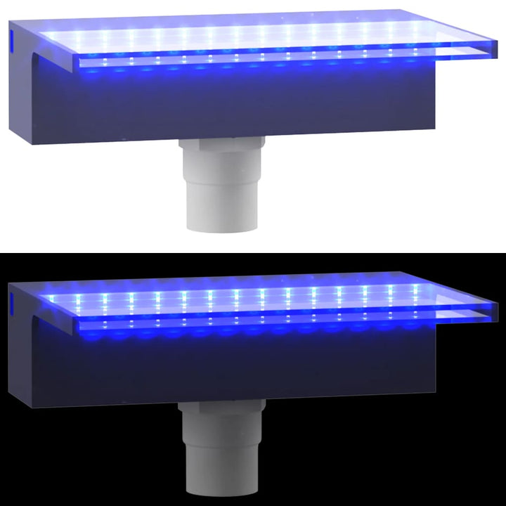 Deversor De Cascadă Cu Led-Uri Rgb, Acrilic, 30 Cm