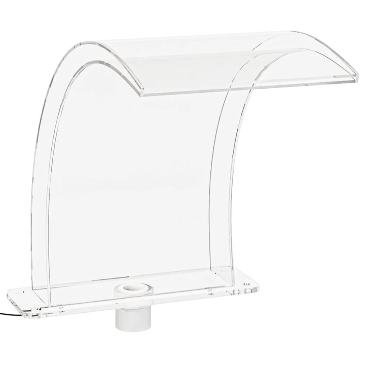 Fântână De Piscină Cu Led-Uri Rgb, Acril, 50 Cm