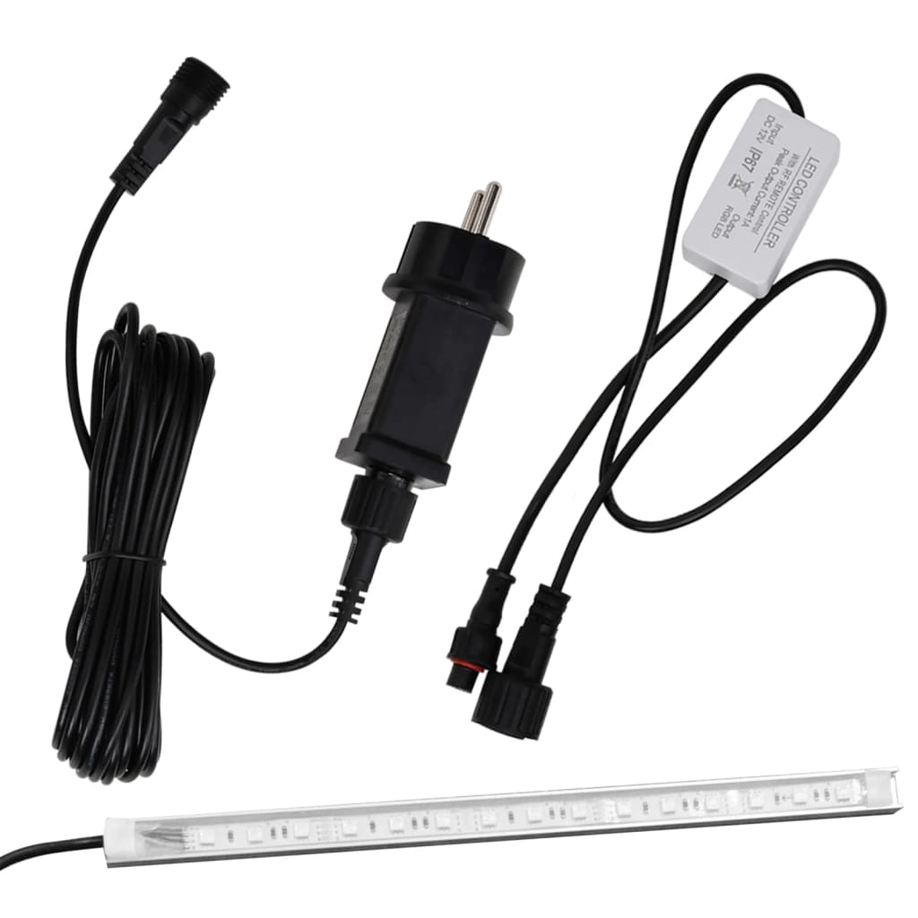 Fântână De Piscină Cu Led-Uri Rgb, Acril, 50 Cm