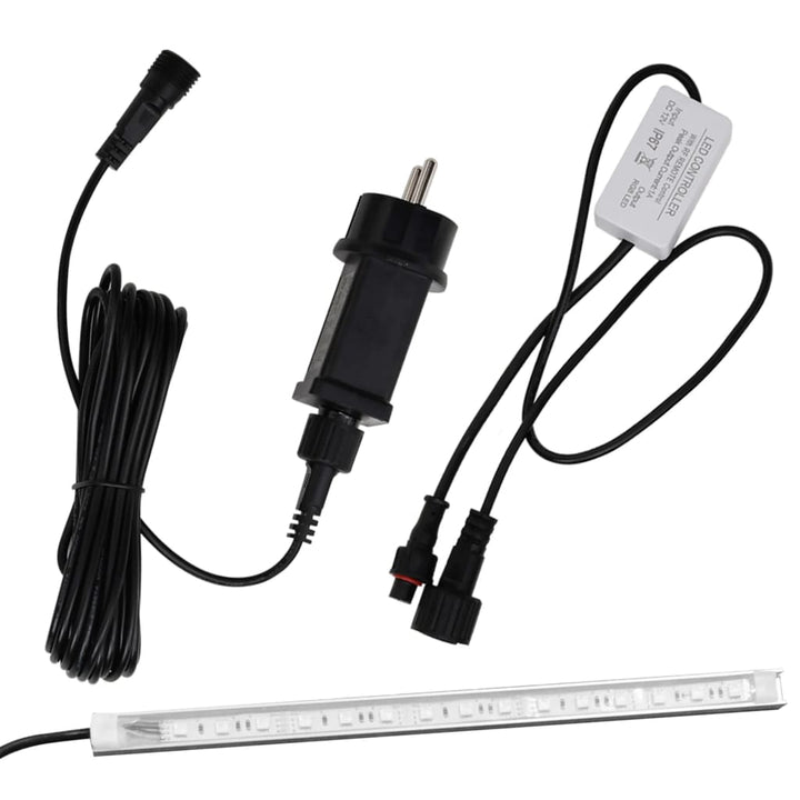 Fântână De Piscină Cu Led-Uri Rgb, Acril, 50 Cm