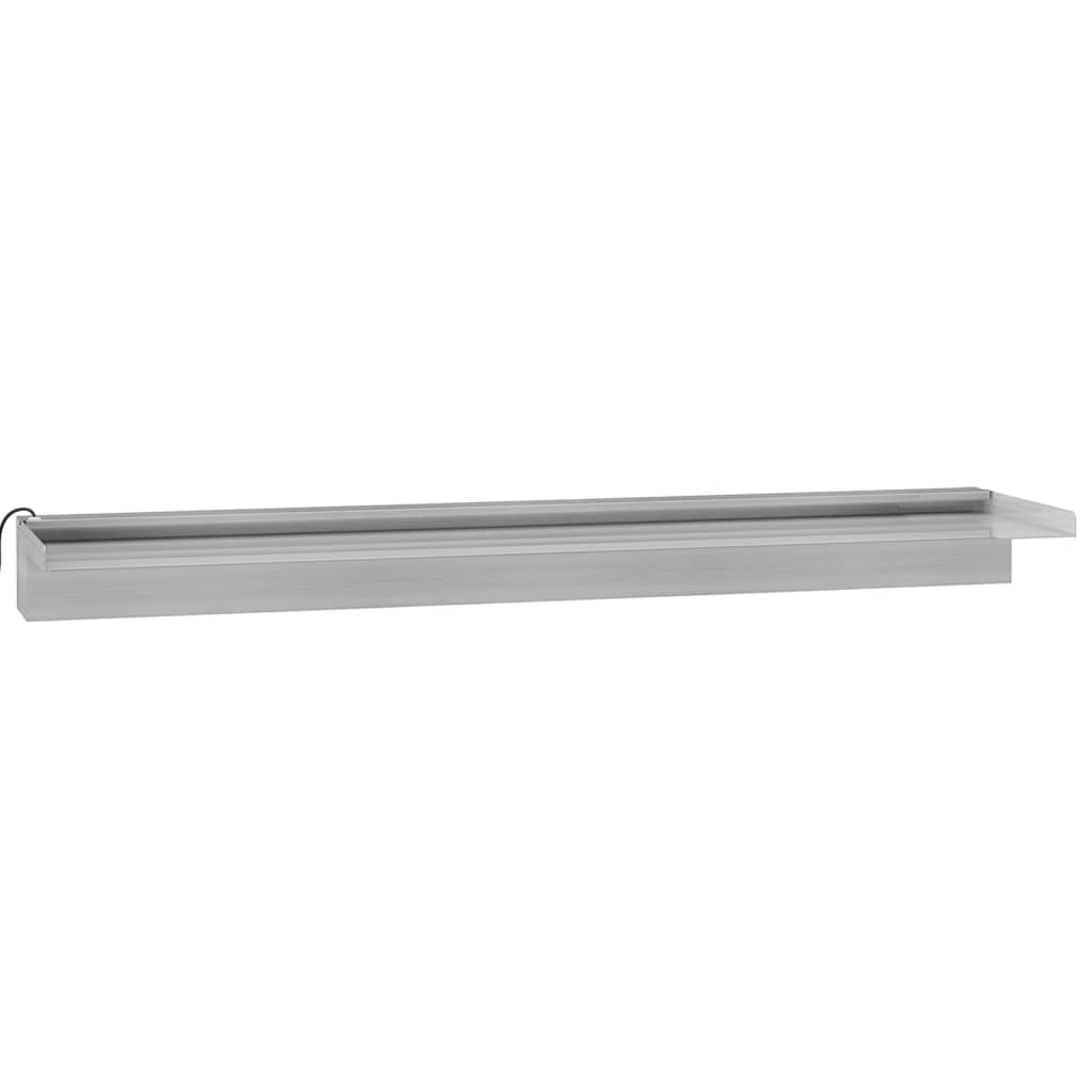 Deversor De Cascadă Cu Led-Uri Rgb, 90 Cm, Oțel Inoxidabil