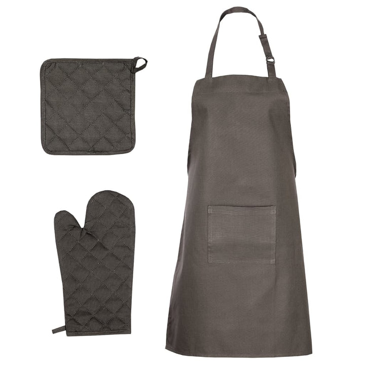 Set Prosoape 15 Piese Mănuși Cuptor/Suporturi Oale Bumbac