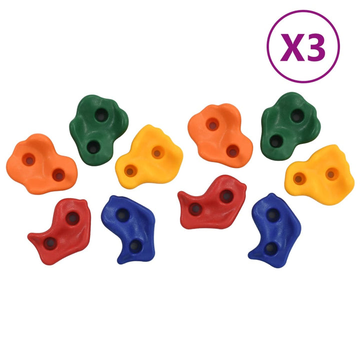 Pietre De Cățărare 10 Buc. Pe Multicolor