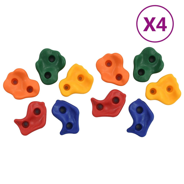 Pietre De Cățărare 10 Buc. Pe Multicolor