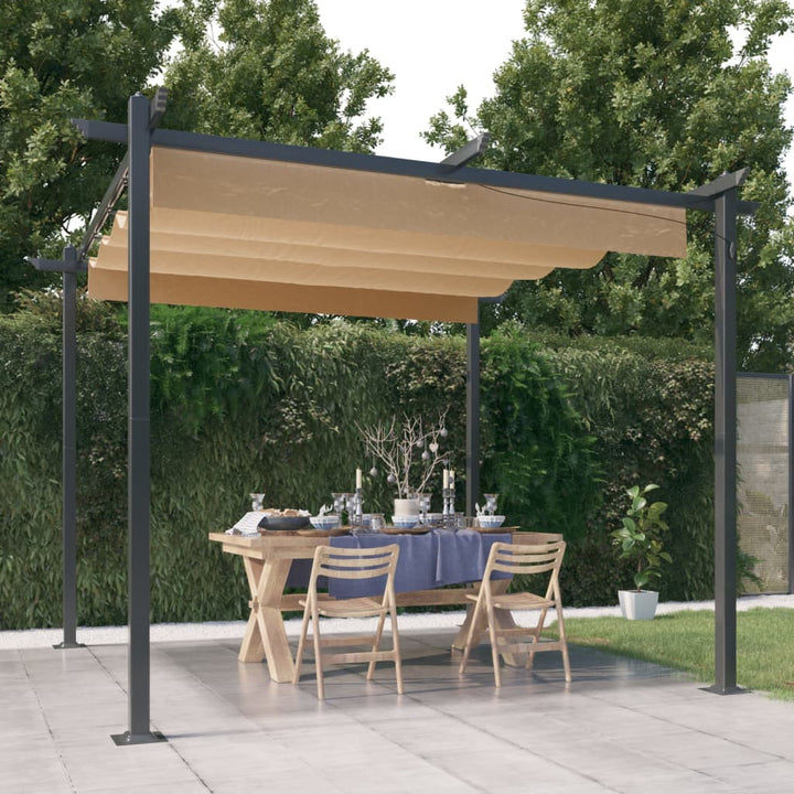 Pavilion Grădină, Acoperiș Retractabil, , 4X3 M