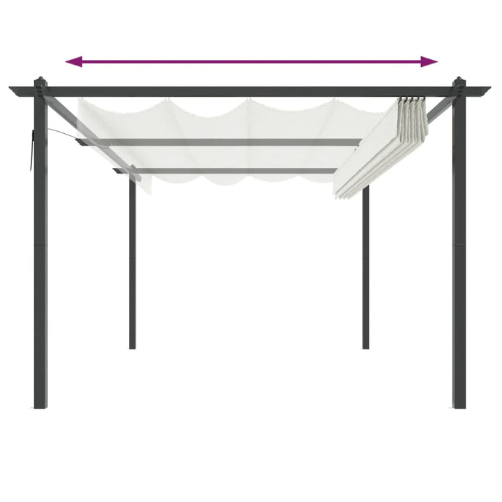 Pavilion Grădină, Acoperiș Retractabil, , 4X3 M