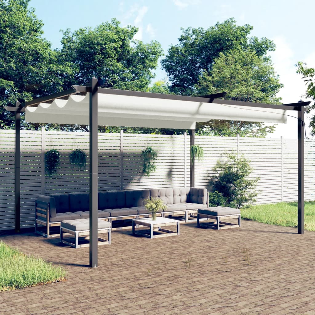 Pavilion Grădină, Acoperiș Retractabil, , 4X3 M