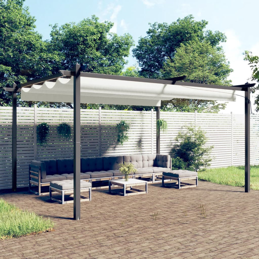 Pavilion Grădină, Acoperiș Retractabil, , 4X3 M