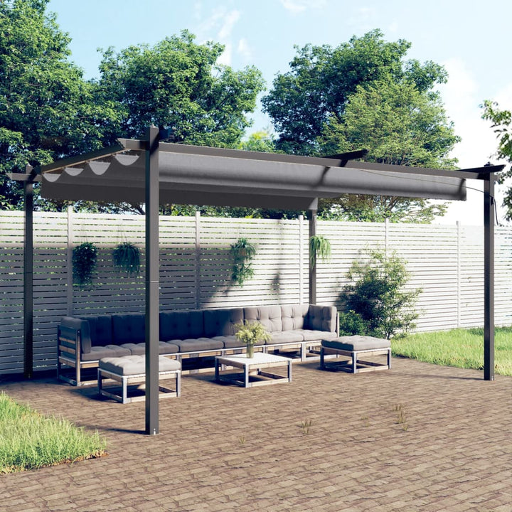 Pavilion Grădină, Acoperiș Retractabil, , 4X3 M
