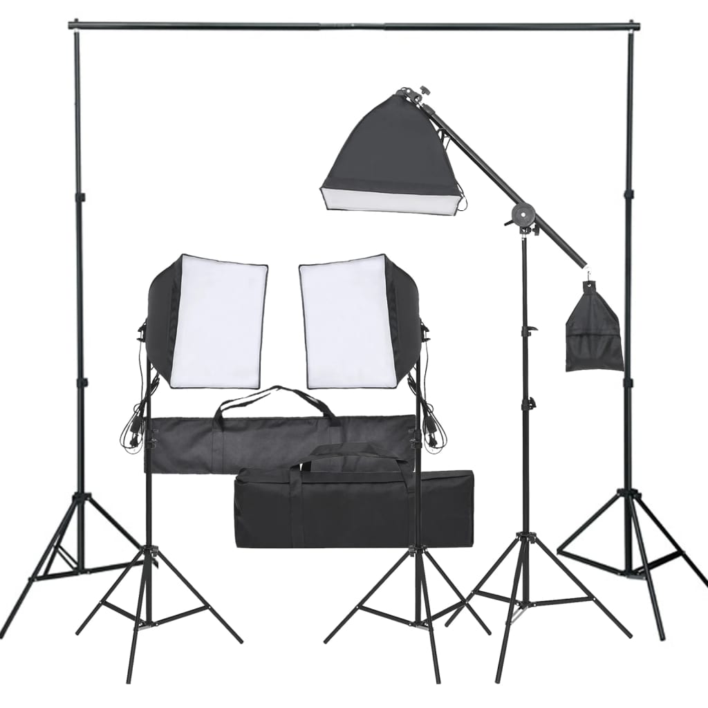Kit Studio Foto Cu Set De Lămpi