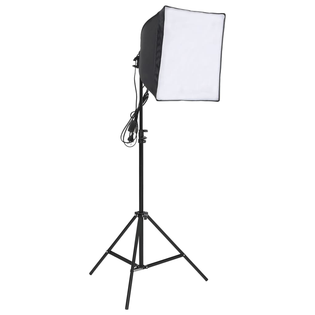 Kit Studio Foto Cu Set De Lumină Și Fundal