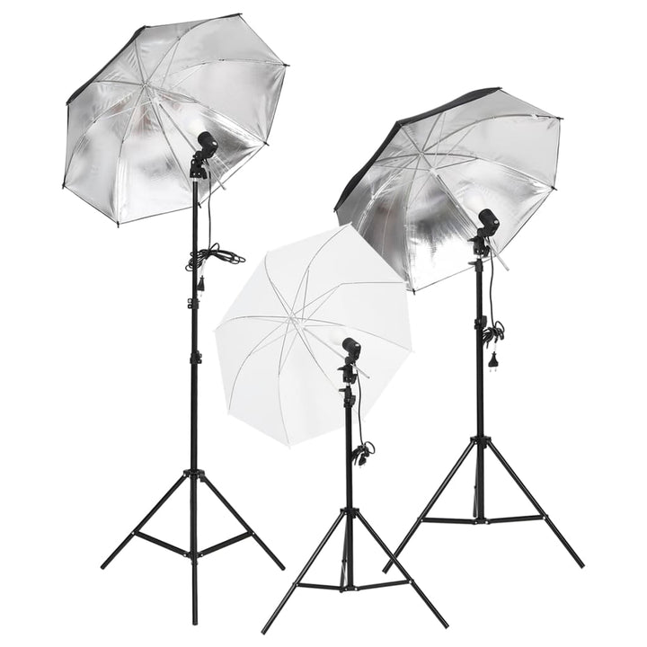 Kit Studio Foto Cu Set De Lumini, Fundal Și Reflector