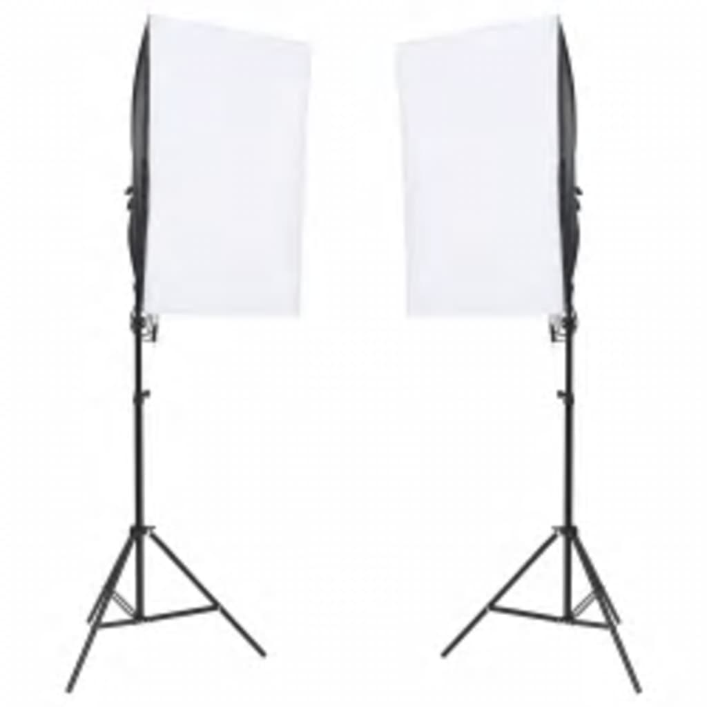 Kit Studio Foto Cu Set De Lumină Și Fundal