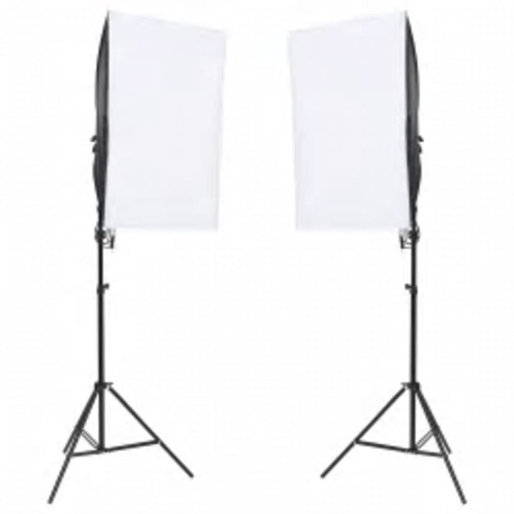 Kit Studio Foto Cu Set De Lumină Și Fundal