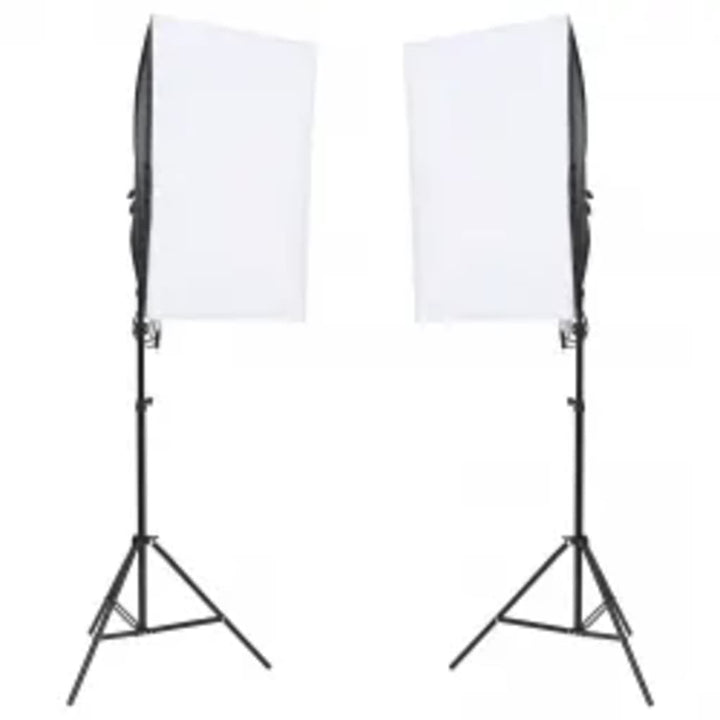 Kit Studio Foto Cu Set De Lumini, Fundal Și Reflector
