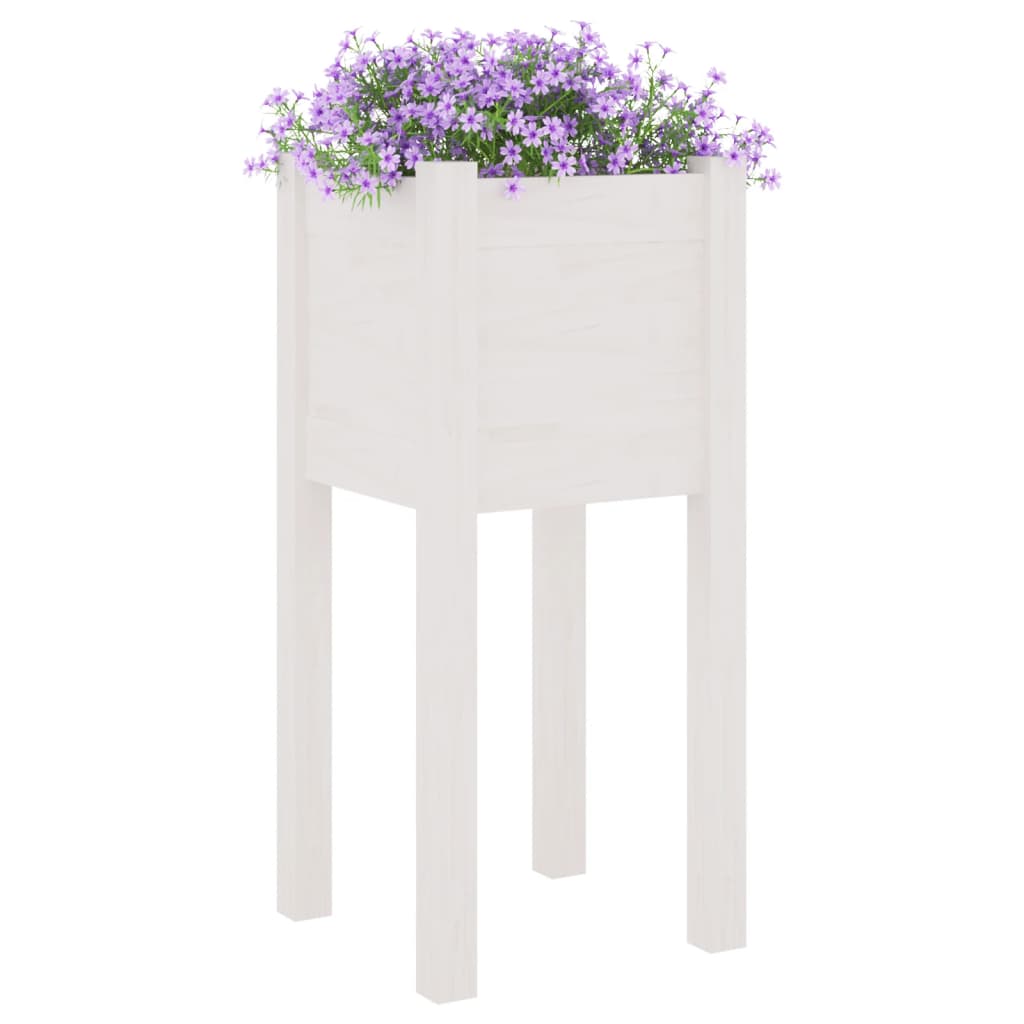 Jardinieră De Grădină, , 31X31X70 Cm, Lemn Masiv De Pin