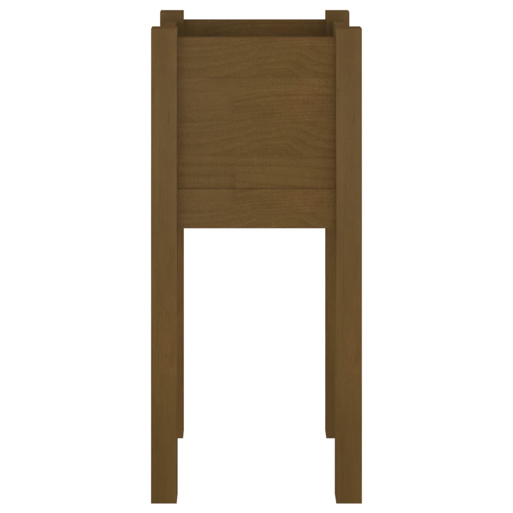 Jardiniere Grădină 2 Buc. 31X31X70 Cm Lemn Masiv Pin