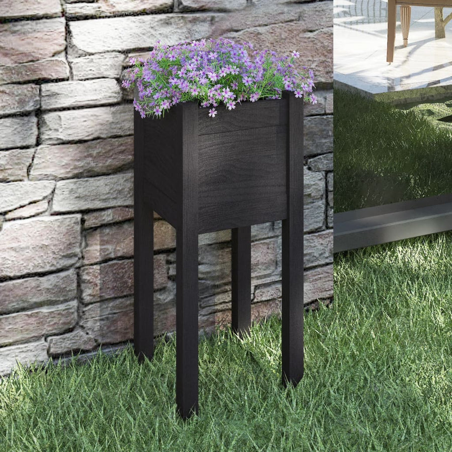 Jardinieră De Grădină, , 31X31X70 Cm, Lemn Masiv De Pin