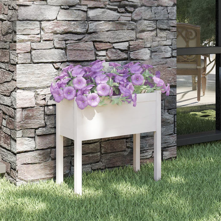 Jardinieră De Grădină, , 70X31X70 Cm, Lemn Masiv Pin