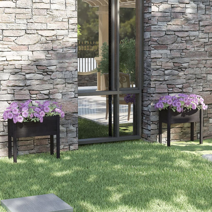 Jardinieră De Grădină, , 70X31X70 Cm, Lemn Masiv Pin